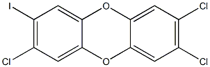 2-Iodo-3,7,8-trichlorodibenzo-p-dioxin Struktur