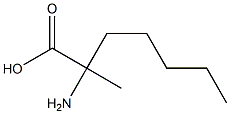 2-Amino-2-methylheptanoic acid Structure