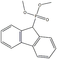 (9H-Fluoren-9-yl)phosphonic acid dimethyl ester 结构式