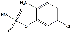 Sulfuric acid 2-amino-5-chlorophenyl ester Structure