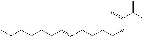 メタクリル酸(5-ドデセニル) 化学構造式