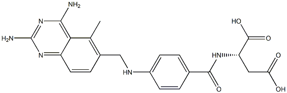 N-[4-[[(2,4-Diamino-5-methylquinazolin-6-yl)methyl]amino]benzoyl]-L-aspartic acid