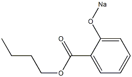 2-(Sodiooxy)benzoic acid butyl ester Structure