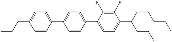 4-Nonyl-4''-propyl-2,3-difluoro-1,1':4',1''-terbenzene Structure