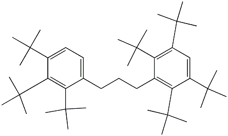  1-(2,3,5,6-Tetra-tert-butylphenyl)-3-(2,3,4-tri-tert-butylphenyl)propane