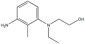 2-[Ethyl(3-amino-2-methylphenyl)amino]ethanol Structure