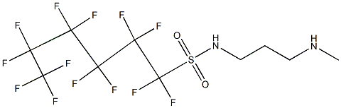 N-(3-Methylaminopropyl)-1,1,2,2,3,3,4,4,5,5,6,6,6-tridecafluoro-1-hexanesulfonamide Structure