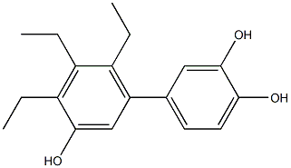 4',5',6'-Triethyl-1,1'-biphenyl-3,3',4-triol