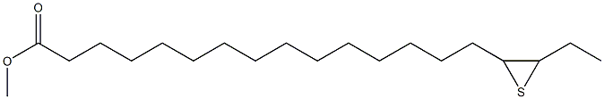 16,17-Epithiononadecanoic acid methyl ester Struktur