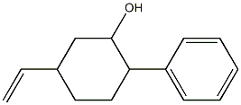 2-フェニル-5-ビニルシクロヘキサノール 化学構造式