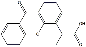 2-(9-Oxo-9H-xanthen-4-yl)propionic acid 结构式