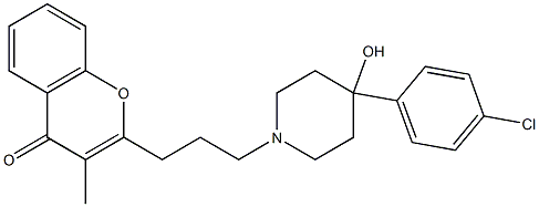 2-[3-[4-(p-Chlorophenyl)-4-hydroxypiperidino]propyl]-3-methylchromone|