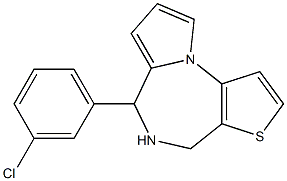 6-(3-Chlorophenyl)-5,6-dihydro-4H-pyrrolo[1,2-a]thieno[2,3-f][1,4]diazepine