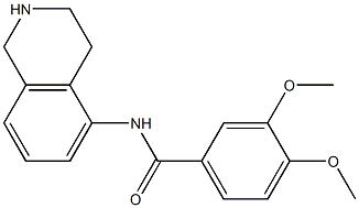 3,4-Dimethoxy-N-[(1,2,3,4-tetrahydroisoquinolin)-5-yl]benzamide