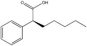 [S,(+)]-2-Phenylheptanoic acid,,结构式