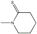 1-Methyl-2-piperidinethione Structure