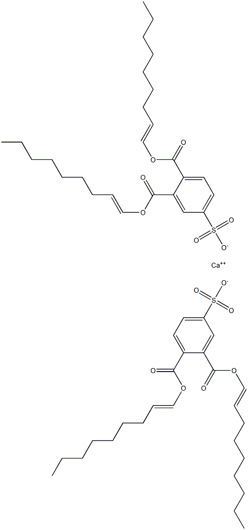  Bis[3,4-di(1-nonenyloxycarbonyl)benzenesulfonic acid]calcium salt