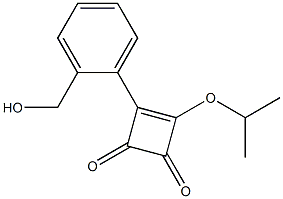 4-Isopropyloxy-3-(2-hydroxymethylphenyl)-3-cyclobutene-1,2-dione