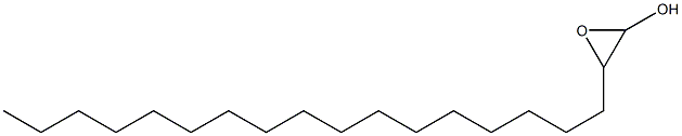 1,2-Epoxynonadecan-1-ol Structure