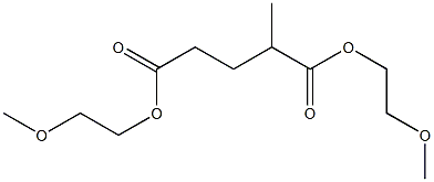 2-Methylglutaric acid bis(2-methoxyethyl) ester Struktur