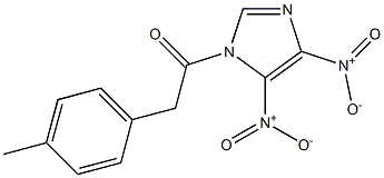 4,5-Dinitro-1-[2-(4-methylphenyl)-1-oxoethyl]-1H-imidazole Structure