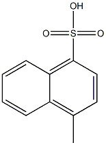 4-Methyl-1-naphthalenesulfonic acid,,结构式