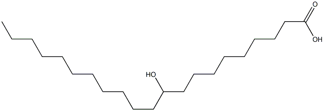 10-Hydroxyhenicosanoic acid,,结构式