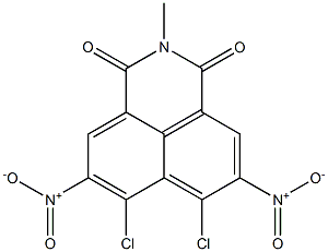 4,5-Dichloro-N-methyl-3,6-dinitro-1,8-naphthalenedicarboximide