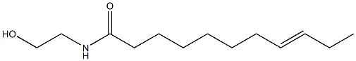 N-(2-Hydroxyethyl)-8-undecenamide,,结构式