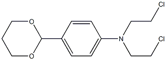 2-[4-Bis(2-chloroethyl)aminophenyl]-m-dioxane