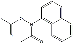 N-Acetyloxy-N-(1-naphtyl)acetamide 结构式