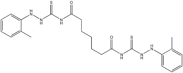 4,4'-Pimeloylbis[1-(2-methylphenyl)thiosemicarbazide] Struktur