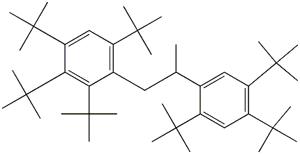 1-(2,3,4,6-Tetra-tert-butylphenyl)-2-(2,4,5-tri-tert-butylphenyl)propane Structure