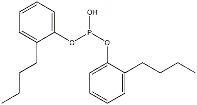 Phosphorous acid di(2-butylphenyl) ester Struktur