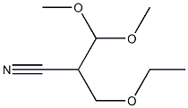 3-Ethoxy-2-(dimethoxymethyl)propiononitrile|