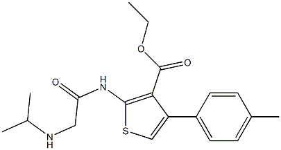 2-[[(Isopropylamino)acetyl]amino]-4-(4-methylphenyl)thiophene-3-carboxylic acid ethyl ester