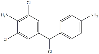 (4-Aminophenyl)(3,5-dichloro-4-aminophenyl)chloromethane Structure