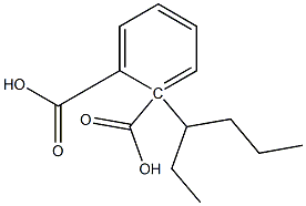 (-)-フタル酸水素1-[(R)-1-エチルブチル] 化学構造式
