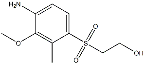 2-(4-Amino-3-methoxy-2-methylphenylsulfonyl)ethanol Structure