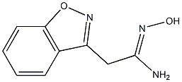 N-Hydroxy-1,2-benzisoxazole-3-ethanimidamide Structure