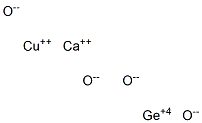 Calcium copper germanium oxide Structure