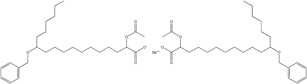  Bis(12-benzyloxy-2-acetyloxystearic acid)barium salt