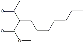 2-Acetylpelargonic acid methyl ester Struktur