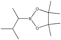 2-(1,2-ジメチルプロピル)-4,4,5,5-テトラメチル-1,3,2-ジオキサボロラン 化学構造式