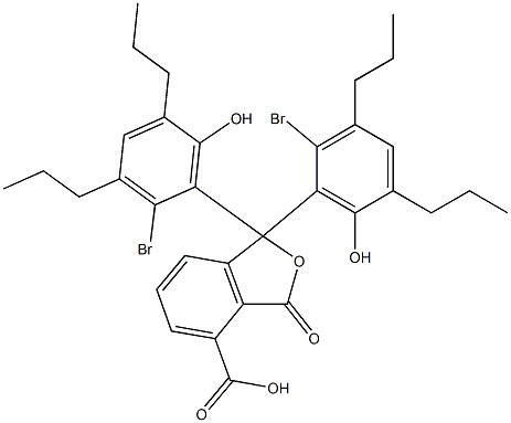 1,1-Bis(2-bromo-6-hydroxy-3,5-dipropylphenyl)-1,3-dihydro-3-oxoisobenzofuran-4-carboxylic acid