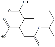 3-ブテン-1,2,3-トリカルボン酸2-ブチル 化学構造式