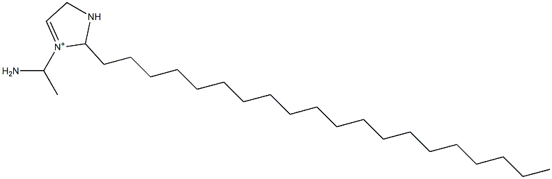 3-(1-Aminoethyl)-2-icosyl-3-imidazoline-3-ium Structure