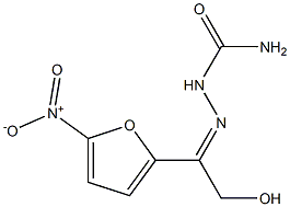 2-Hydroxy-1-(5-nitro-2-furyl)ethanone semicarbazone,,结构式