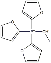 1-Tri(2-furyl)phosphonioethan-1-ide Struktur