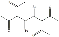 1,1,4,4-Tetraacetylbutane-2,3-diselone Structure